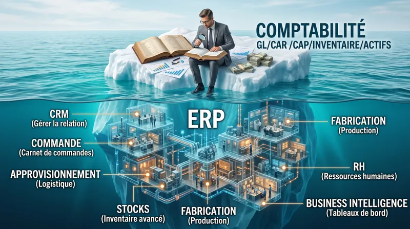 Logiciel comptable vs ERP : ne comparez pas pommes | Force5.ca
