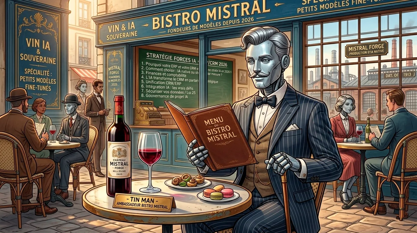 Mistral Forge : souveraineté IA, fine-tuning, SLM PME | Force5.ca