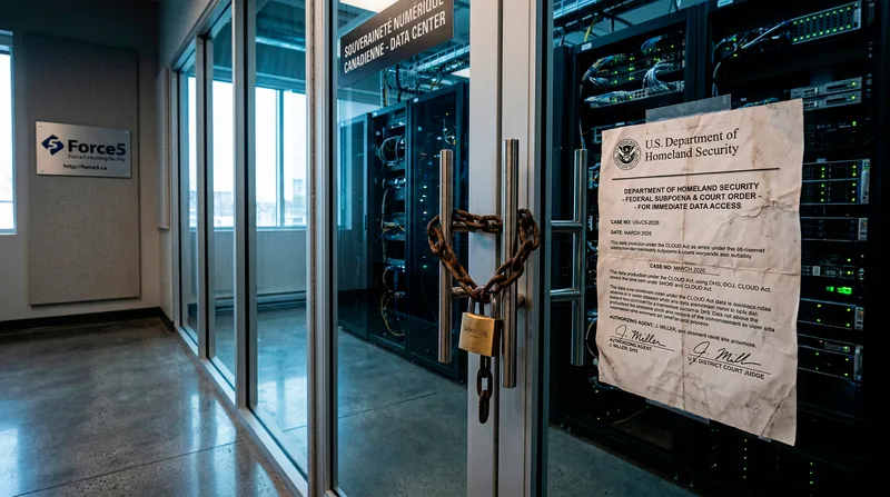 L'illusion de la souveraineté : CLOUD Act, Canada | Force5.ca